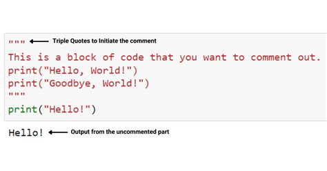 how to comment out a block of code in python.